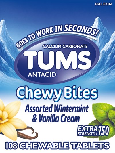 Tums Wintermint Vanilla 108 Tablets (Tums Wintermint Vanilla 108 Tablets)